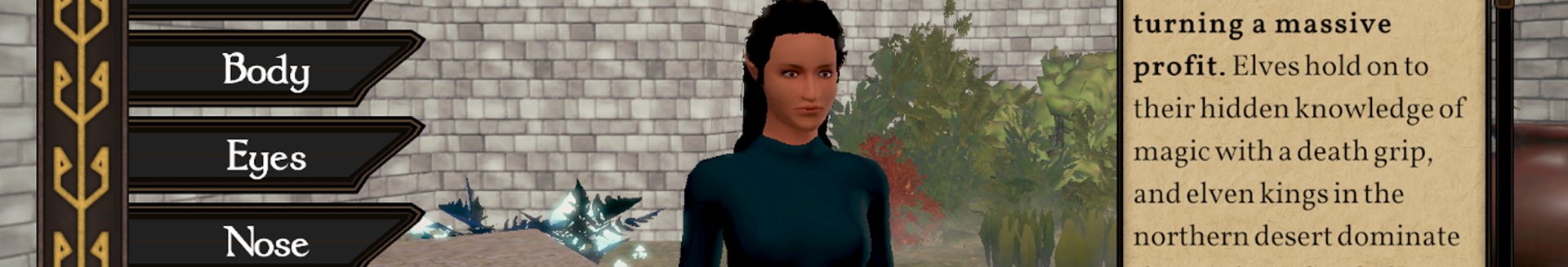 Runeflame Character Creation elf